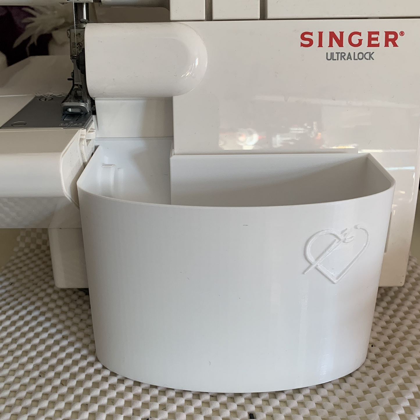 Singer Overlok Makinası için Büyük Boy Atık Kutusu