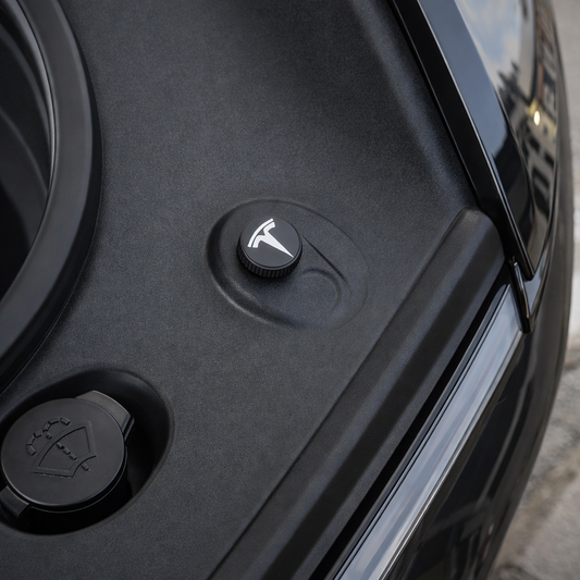 Tesla Model Y (Juniper) Ön Frunk Civata Kapak Seti – Motor Bölmesi Vida Gizleme Kapağı