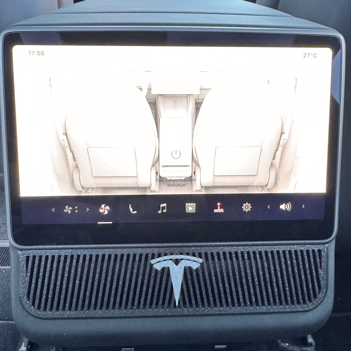 Tesla Model Y Juniper Arka Havalandırmalar için Koruma Kapakları - 3'lü Set