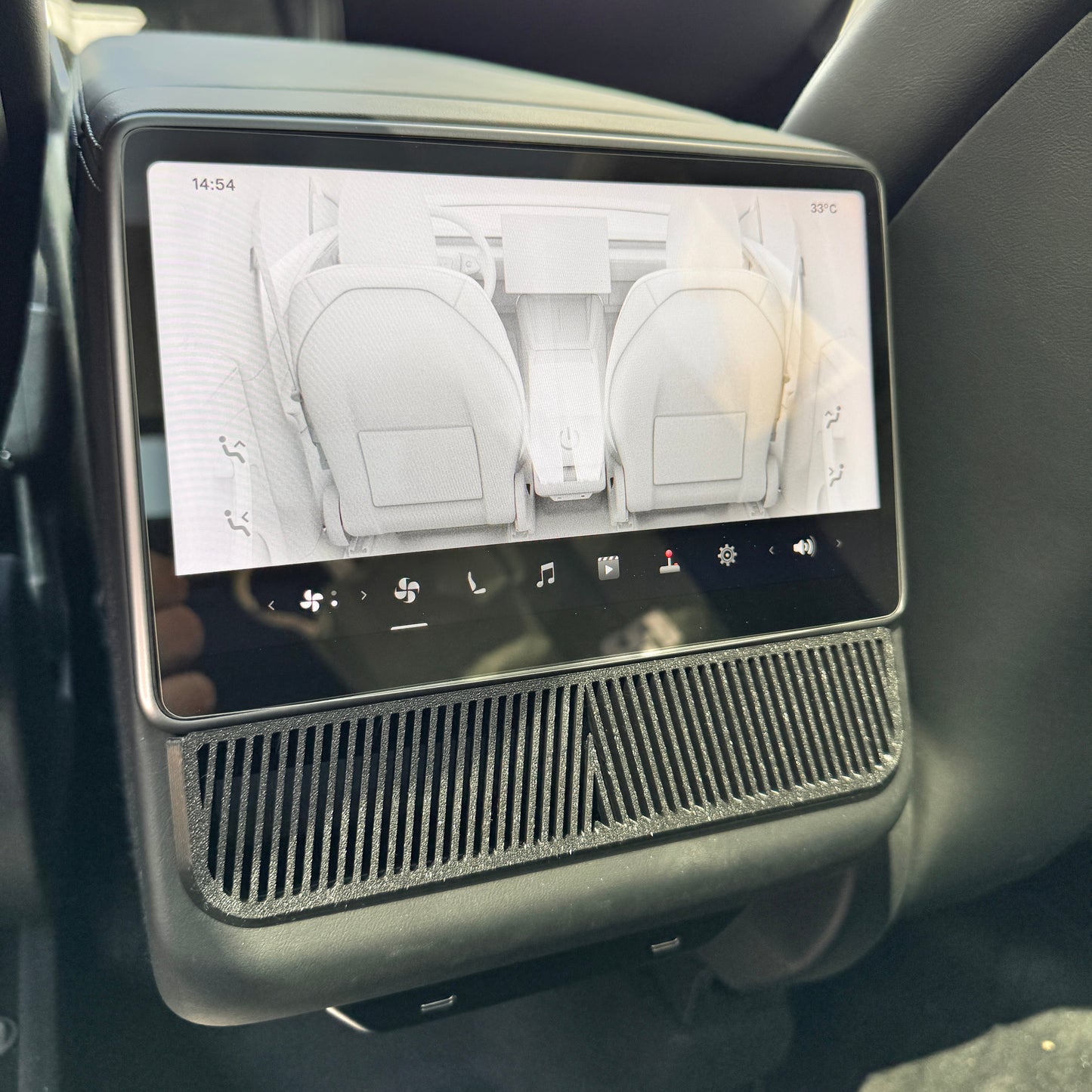 Tesla Model Y Juniper Arka Havalandırmalar için Koruma Kapakları - 3'lü Set