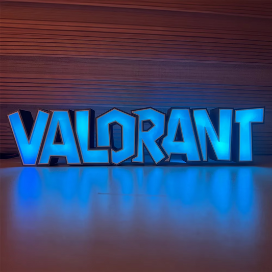 Valorant Işıklı Oyuncu Dekoru